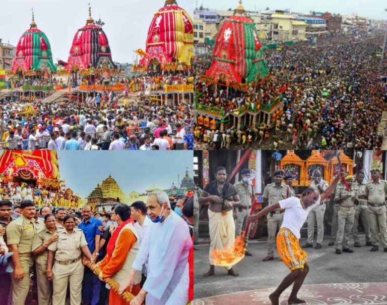 धार्मिक उत्सव: उड़ीसा में हजारों श्रद्धालुओं की दो साल बाद पूरी हुई मनोकामना, रथ खींचने की लगी रही होड़