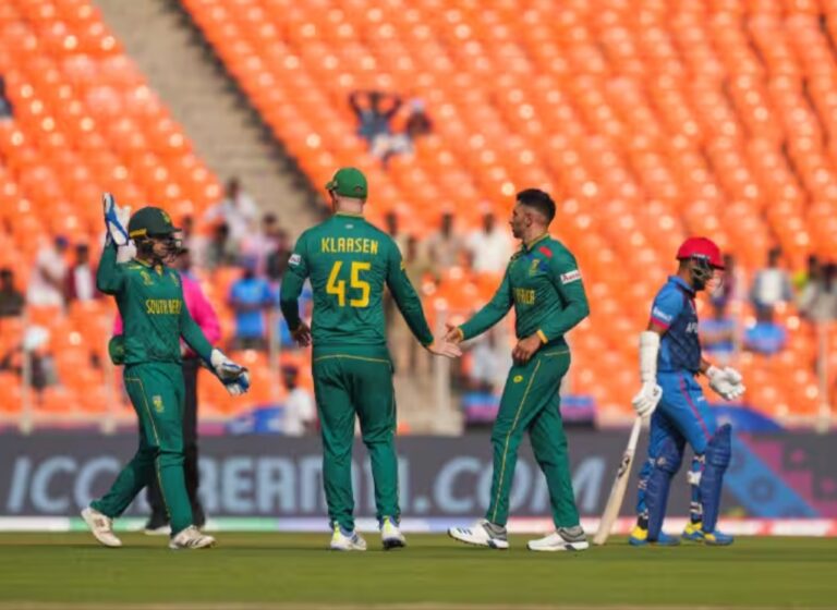 ICC WC SA Vs Afg: साउथ अफ्रीका ने अफगानिस्तान को पांच विकेट से रौंदा, डुसैन और फेहलुकवायो ने खेली सूझबूझ भरी पारी