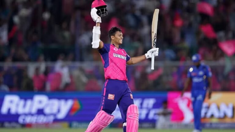 राजस्थान रॉयल्स ने मुंबई इंडियंस को नौ विकेट से हराया, जमकर बरसे यशस्वी जायसवाल, जड़ा आईपीएल का दूसरा शतक