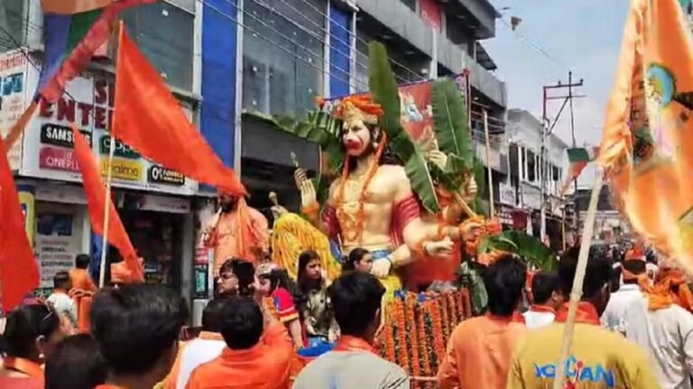 जय श्रीराम से गूंजा देहरादून शहर,निकली भव्य शोभायात्रा, जगह-जगह सुंदरकांड पाठ