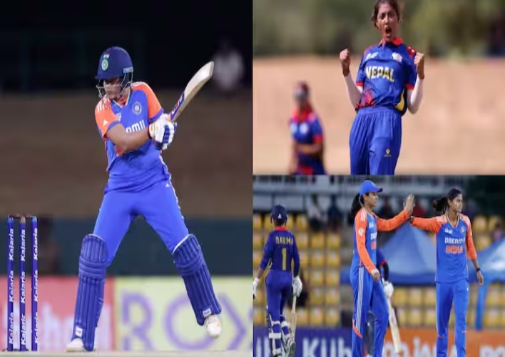 महिला एशिया कप 2024: टीम इंडिया की शानदार जीत, नेपाल को 82 रन से हराया-सेमीफाइनल में प्रवेश