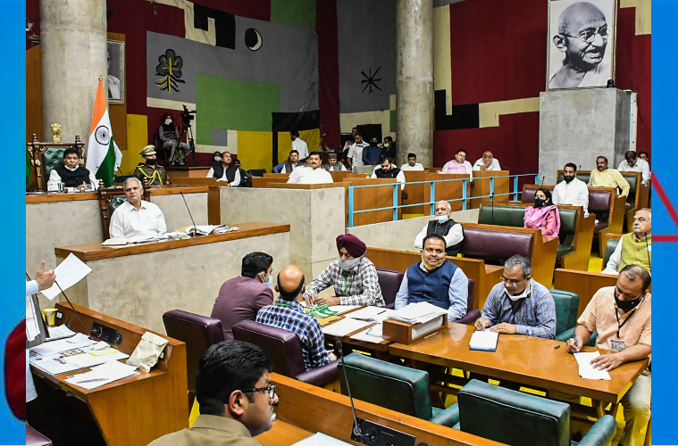 हरियाणा बजट सत्र की शुरुआत कांग्रेस के विपक्षी नेता के बिना हुई विधानसभा में